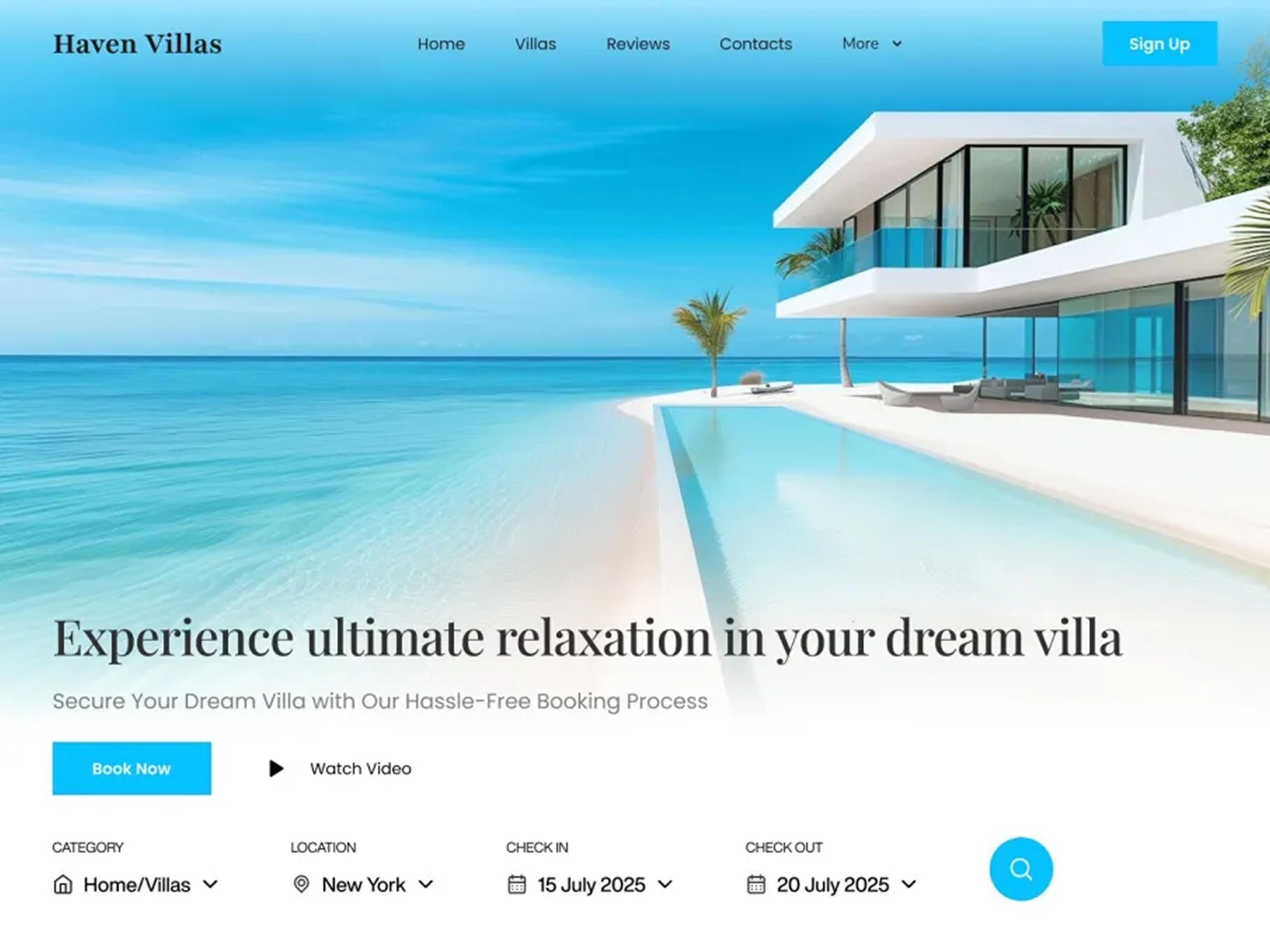 Luxury Travel Website